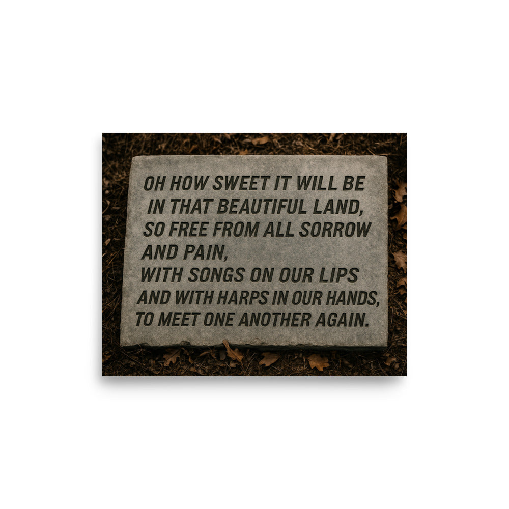 Rest Beyond Sorrow and Pain 8x10